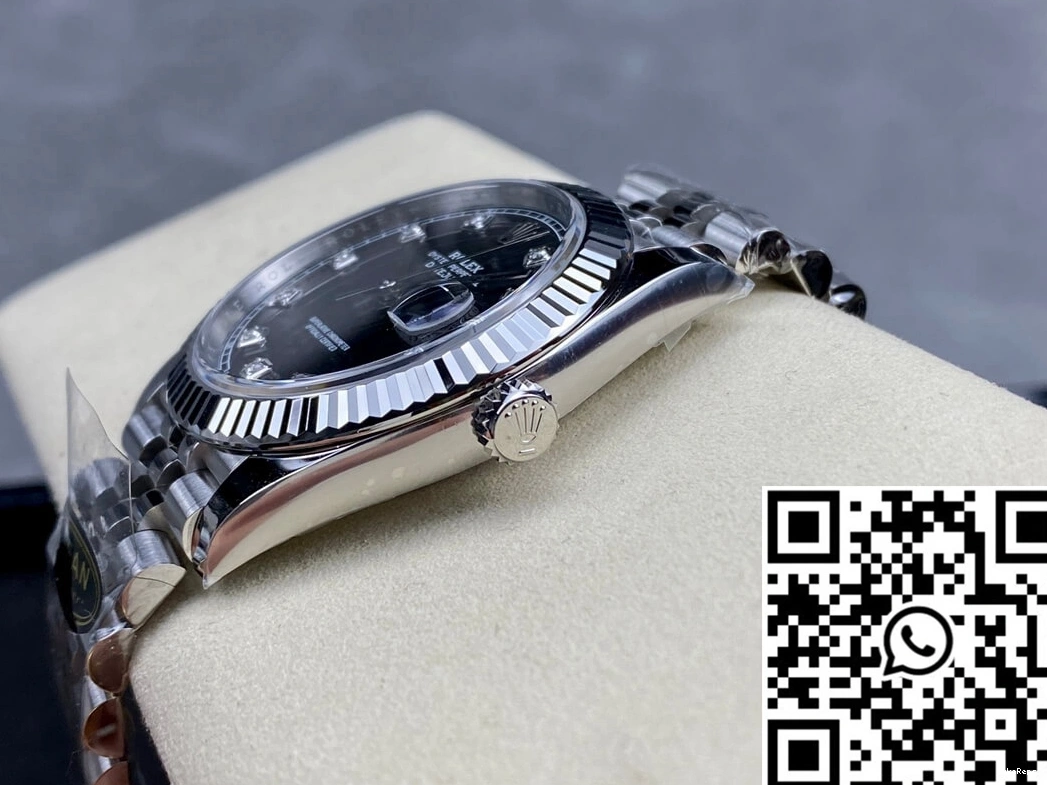 Clean Black Dial Factory Datejust Rolex M126334-0012 0707